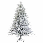 Műfenyő gömbökkel 150 cm 150 LED Meleg fehér PVC és fém 5
