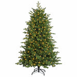 Műanyag Hajtogatós Karácsonyfa 210 cm 300 LED Meleg fehér 4