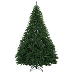 Műkarácsonyfa középzöld gömbökkel 210 cm 300 LED Meleg fehér 5