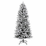 Műkarácsonyfa gömbbel 210 cm 300 LED Meleg fehér PVC és PE 5