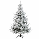 Műkarácsonyfa gömbbel 240 cm 300 LED Meleg fehér PVC és fém 5