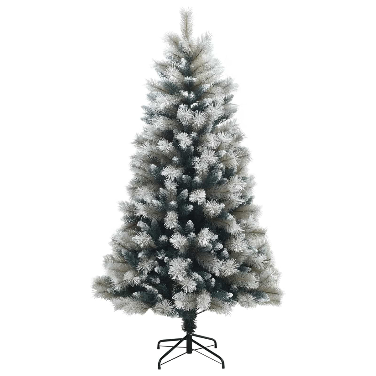 Mű zsanéros karácsonyfa gömbökkel 180 cm 300 LED Meleg fehér 5