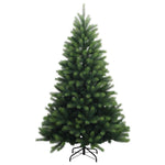 Műfenyő gömbökkel 210 cm 300 LED Meleg fehér PVC és fém Zöld 5