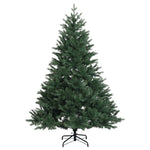 Műkarácsonyfa gömbbel 180 cm 300 LED Meleg fehér PVC és fém 5