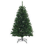 Műkarácsonyfa középzöld gömbökkel 180 cm 300 LED Meleg fehér 5