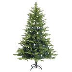 Műkarácsonyfa gömbbel 240 cm 300 LED Meleg fehér PVC és fém 5