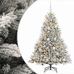 Műkarácsonyfa gömbbel 240 cm 300 LED Meleg fehér PVC és fém 2