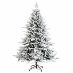 Műkarácsonyfa gömbbel 210 cm 300 LED Meleg fehér PVC és fém 5