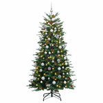 Műanyag Hajtogatós Karácsonyfa 180 cm 300 LED Meleg fehér 4