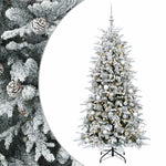 Műanyag Hajtogatós Karácsonyfa 240 cm 300 LED Meleg fehér 2