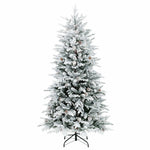 Műanyag Hajtogatós Karácsonyfa 240 cm 300 LED Meleg fehér 5
