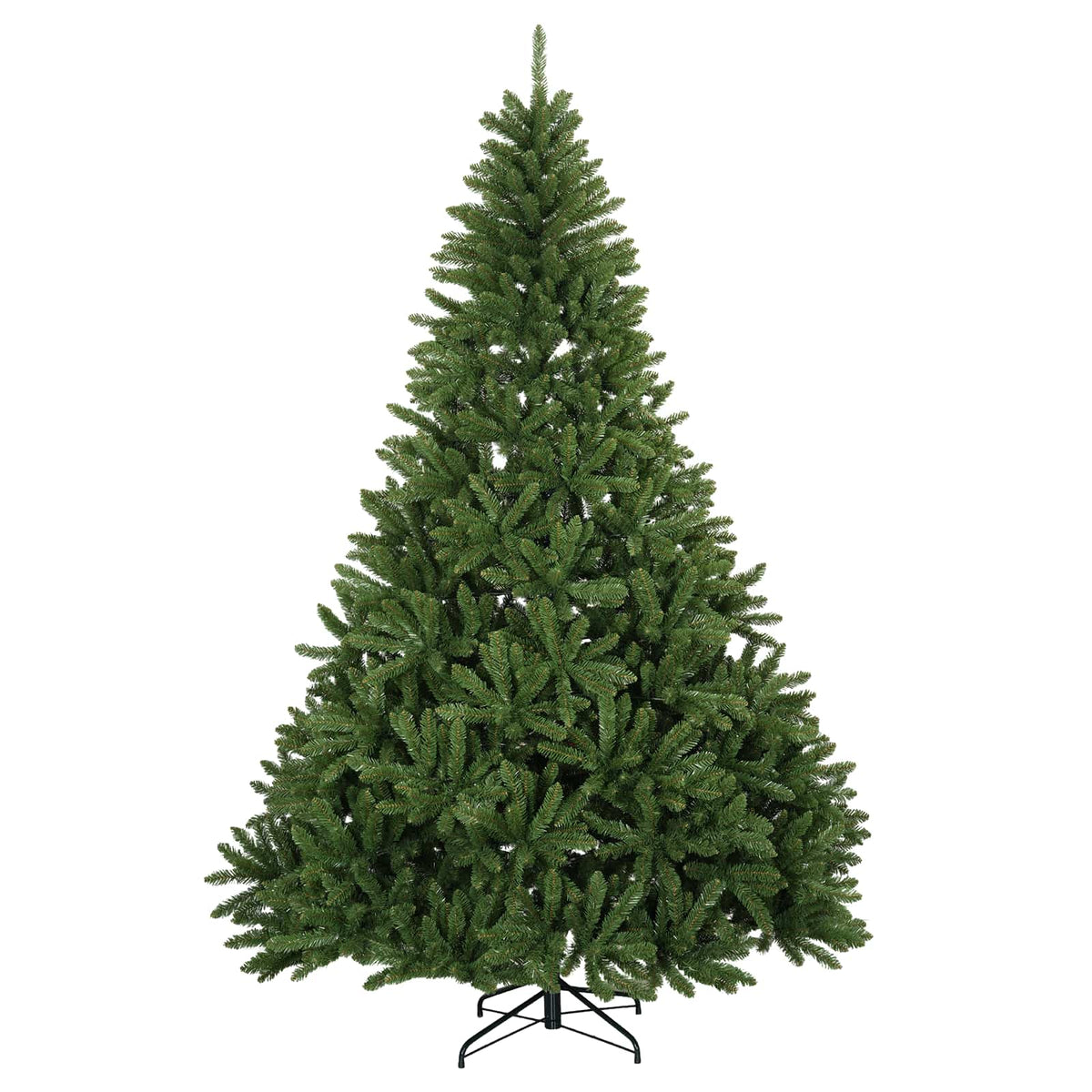 Világos zöld műkarácsonyfa gömbökkel 270 cm 600 LED Meleg fehér 5