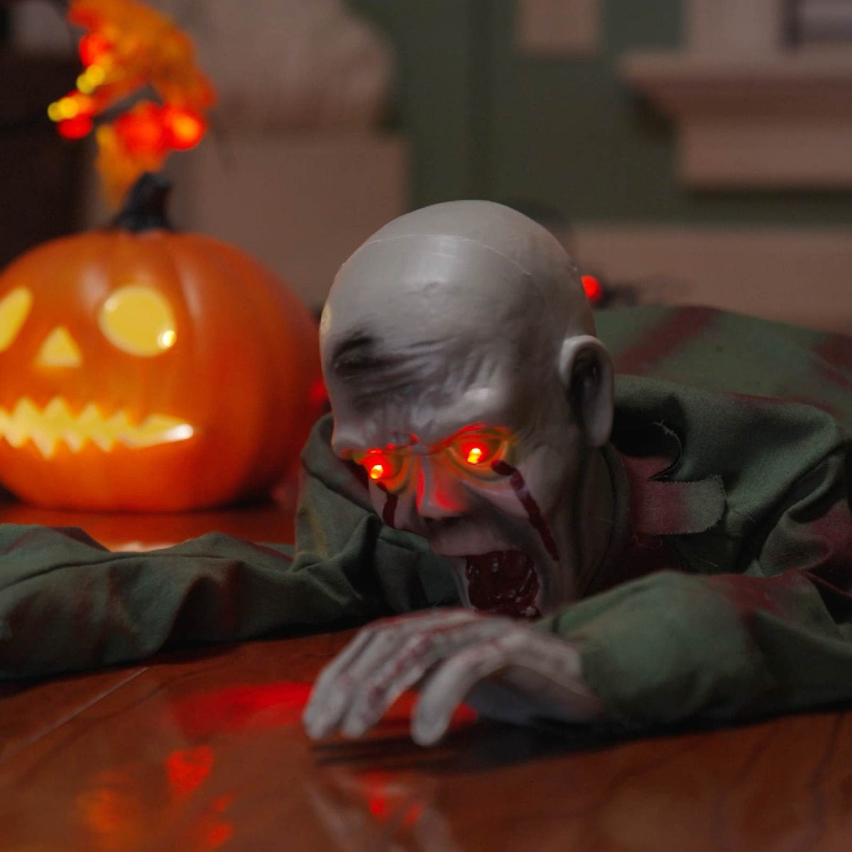 Halloween Kúszó Zombi SPOOKA Zöld 110 x 50 x 21 cm Poliészter