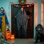 Akasztható Halloween kaszás SPOOKA Fekete 112 x 164 cm