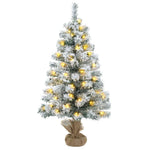 Mini karácsonyfa szett 45 cm 125 LED Meleg fehér PVC 4