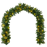 Mini karácsonyfa szett 45 cm 125 LED Meleg fehér PVC és PE Zöld 6