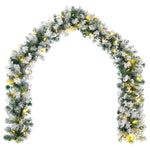 Mini karácsonyfa szett 60 cm 125 LED Meleg fehér PVC 6