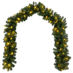 Mini karácsonyfa szett 120 cm 275 LED Meleg fehér PVC Zöld 6