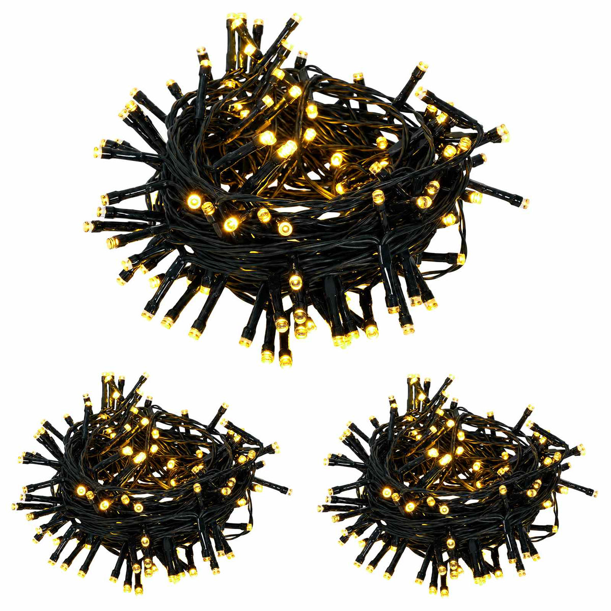 Mini Karácsonyfa 120 cm 275 LED Meleg fehér PVC és PE 7