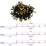 Mini Karácsonyfa 120 cm 275 LED Meleg fehér PVC és PE 11