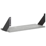 Falpolcok 2 db Betonszürke 50 x 20 x 17 cm 5