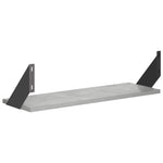 Falpolcok 2 db Betonszürke 60 x 20 x 17 cm 5