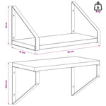 Falpolcok 4 db Fehér 30 x 16 x 15,5 cm 8