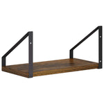 Falpolcok 2 db Füstös Tölgy 30 x 16 x 15,5 cm 5