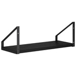 Falpolcok 4 db Fekete Tölgy 40 x 16 x 15,5 cm 5