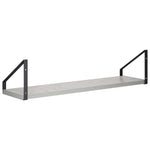 Falpolcok 2 db Betonszürke 60 x 16 x 15,5 cm 5