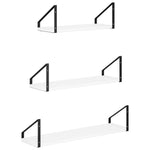 Falpolcok 3 db Fehér 60 x 16 x 15,5 cm 5