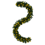 Karácsonyi girlanda Zöld 270 cm PVC 50 LED 5