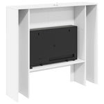 Elektromos kandalló Fehér 100 x 24,5 x 90 cm Szerelt fa 7