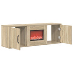 Elektromos kandalló Sonoma 110 x 30 x 36,5 cm Szerelt fa 4
