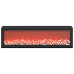 LED-szalagos kandalló Füstös Tölgy 130 x 20 x 69,5 cm 7