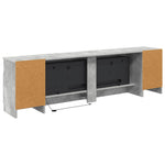 Elektromos kandalló Beton 165 x 28,5 x 47 cm Szerelt fa 8