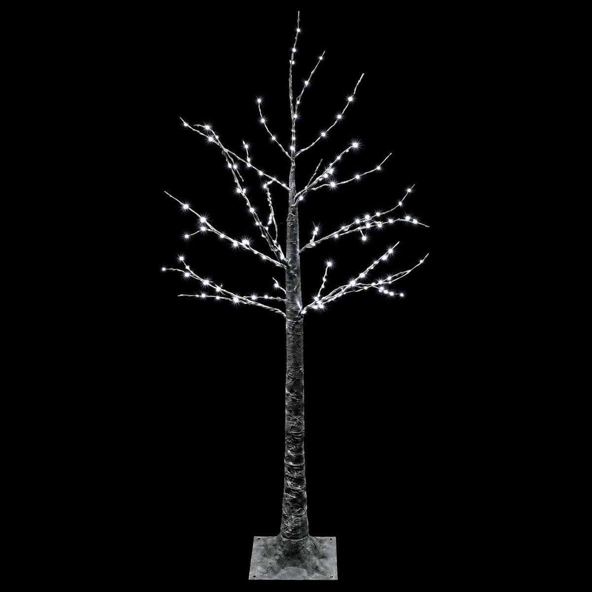 Havas LED-es karácsonyfa Barna 22 x 22 x 120 cm Műanyag 174 LED 2