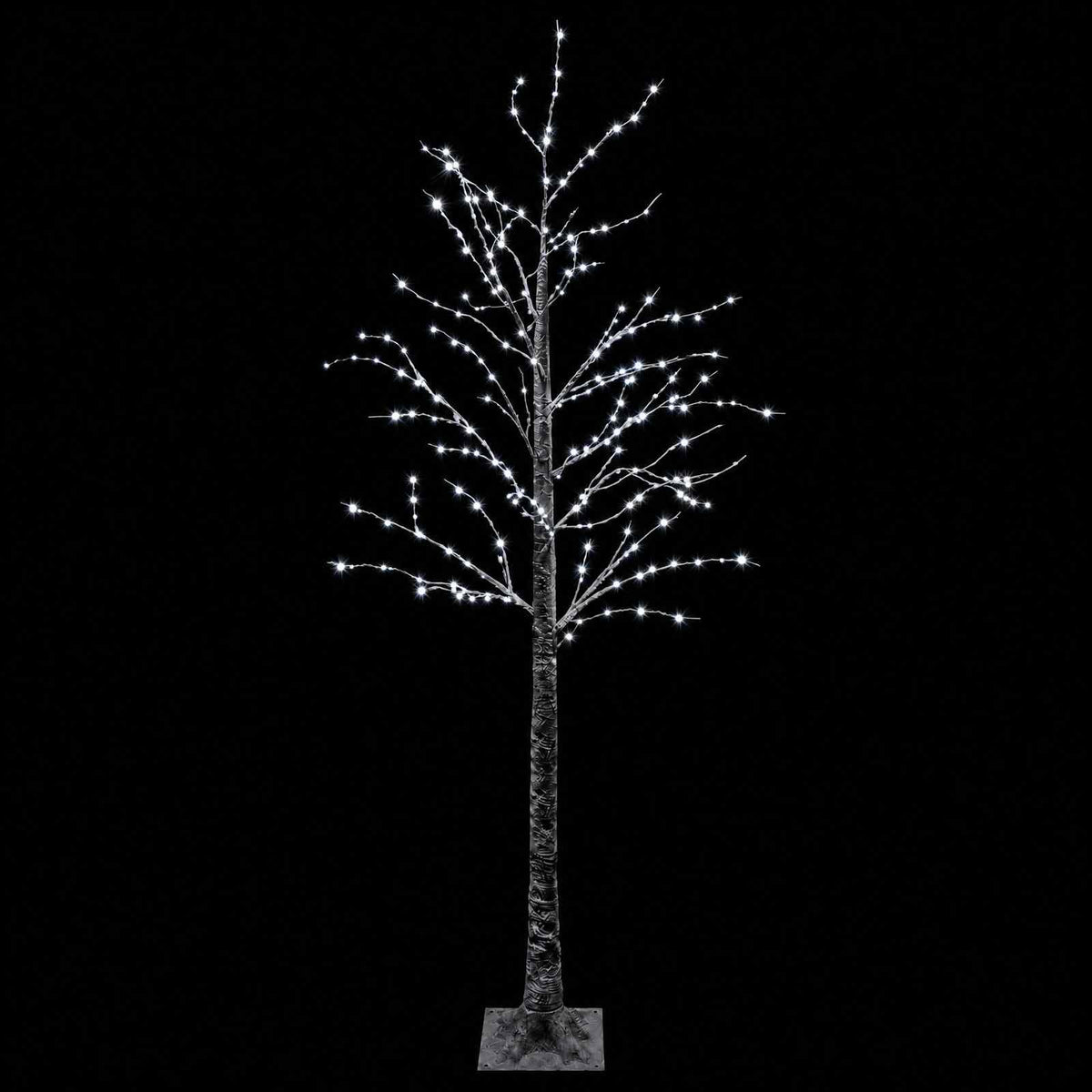 Havas LED-es karácsonyfa Barna 22 x 22 x 180 cm Műanyag 319 LED 4