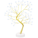 Mini Starburst karácsonyfa 2 db Arany 12 x 50 cm Acél 108 LED 2