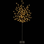 LED-es gömb karácsonyfa Fekete 18 x 18 x 120 cm Acél 150 LED 4