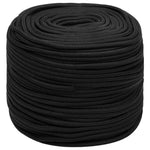 Többcélú munkakötél 10 mm 500 m Fekete PP 2