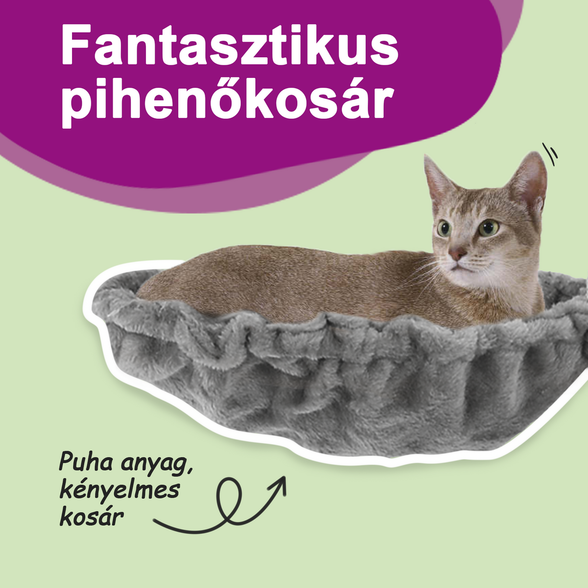 Világosszürke macskabútor szizál kaparófákkal 118,5 cm 9