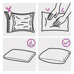 Padpárna VIANEN 100% poliészter Szürke 100 x 50 x 12 cm 7