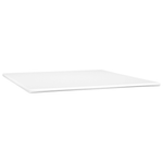 Krémszínű műbőr rugós ágy matraccal és LED-del 180x200 cm 4